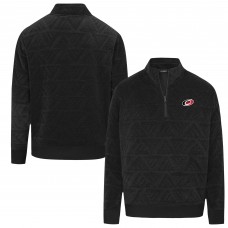 Carolina Hurricanes Levelwear Black Camden Quarter-Zip Pullover Carolina Hurricanes Levelwear Black Camden Quarter-Zip Pullover