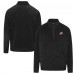 Carolina Hurricanes Levelwear Black Camden Quarter-Zip Pullover