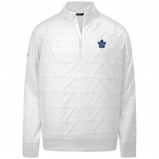 Toronto Maple Leafs Levelwear White Camden Quarter-Zip Pullover