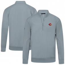 Ottawa Senators Levelwear Gray Upright Tri-Blend Quarter-Zip Pullover