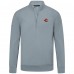 Ottawa Senators Levelwear Gray Upright Tri-Blend Quarter-Zip Pullover
