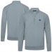 Edmonton Oilers Levelwear Gray Upright Tri-Blend Quarter-Zip Pullover