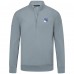 New York Rangers Levelwear Gray Upright Tri-Blend Quarter-Zip Pullover