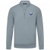 Buffalo Sabres Levelwear Gray Upright Tri-Blend Quarter-Zip Pullover