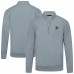 Boston Bruins Levelwear Gray Upright Tri-Blend Quarter-Zip Pullover