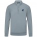 Vancouver Canucks Levelwear Gray Upright Tri-Blend Quarter-Zip Pullover