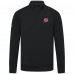 New Jersey Devils Levelwear Black Upright Tri-Blend Quarter-Zip Pullover