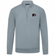 Philadelphia Flyers Levelwear Gray Upright Tri-Blend Quarter-Zip Pullover Philadelphia Flyers Levelwear Gray Upright Tri-Blend Quarter-Zip Pullover
