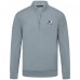 Colorado Avalanche Levelwear Gray Upright Tri-Blend Quarter-Zip Pullover
