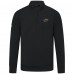 Minnesota Wild Levelwear Black Upright Tri-Blend Quarter-Zip Pullover