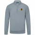 Chicago Blackhawks Levelwear Gray Upright Tri-Blend Quarter-Zip Pullover
