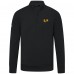 Chicago Blackhawks Levelwear Black Upright Tri-Blend Quarter-Zip Pullover
