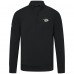 Nashville Predators Levelwear Black Upright Tri-Blend Quarter-Zip Pullover