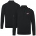 Carolina Hurricanes Levelwear Black Upright Tri-Blend Quarter-Zip Pullover