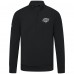 Los Angeles Kings Levelwear Black Upright Tri-Blend Quarter-Zip Pullover