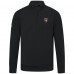Florida Panthers Levelwear Black Upright Tri-Blend Quarter-Zip Pullover