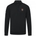 Florida Panthers Levelwear Black Upright Tri-Blend Quarter-Zip Pullover