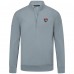 Florida Panthers Levelwear Gray Upright Tri-Blend Quarter-Zip Pullover