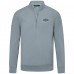 Los Angeles Kings Levelwear Gray Upright Tri-Blend Quarter-Zip Pullover