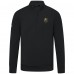 Vegas Golden Knights Levelwear Black Upright Tri-Blend Quarter-Zip Pullover