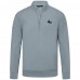 San Jose Sharks Levelwear Gray Upright Tri-Blend Quarter-Zip Pullover