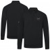 Washington Capitals Levelwear Black Upright Tri-Blend Quarter-Zip Pullover