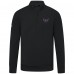 Washington Capitals Levelwear Black Upright Tri-Blend Quarter-Zip Pullover