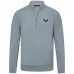 Washington Capitals Levelwear Gray Upright Tri-Blend Quarter-Zip Pullover
