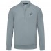 Dallas Stars Levelwear Gray Upright Tri-Blend Quarter-Zip Pullover