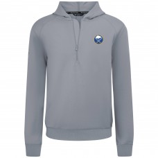 Buffalo Sabres Levelwear Gray Technic Quarter-Zip Pullover Hoodie