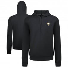 Толстовка Pittsburgh Penguins Levelwear Black Technic Quarter-Zip