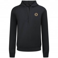 Толстовка Boston Bruins Levelwear Black Technic Quarter-Zip