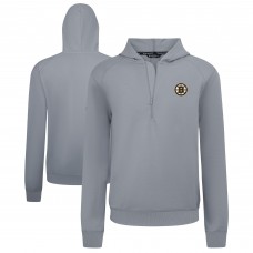 Толстовка Boston Bruins Levelwear Gray Technic Quarter-Zip