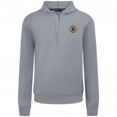 Толстовка Boston Bruins Levelwear Gray Technic Quarter-Zip