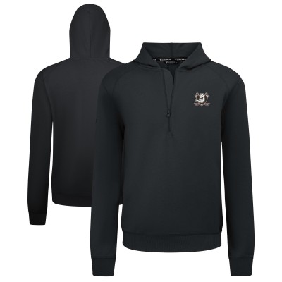 Толстовка Anaheim Ducks Levelwear Black Technic Quarter-Zip