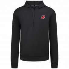 Толстовка New Jersey Devils Levelwear Black Technic Quarter-Zip