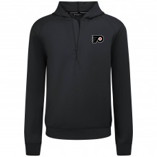 Толстовка Philadelphia Flyers Levelwear Black Technic Quarter-Zip