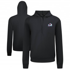 Толстовка Colorado Avalanche Levelwear Black Technic Quarter-Zip