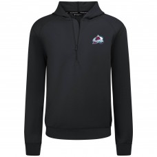 Толстовка Colorado Avalanche Levelwear Black Technic Quarter-Zip