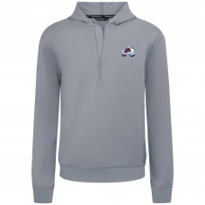 Толстовка Colorado Avalanche Levelwear Gray Technic Quarter-Zip