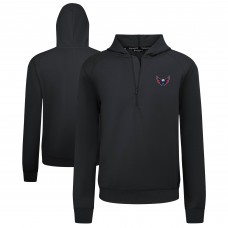 Толстовка Washington Capitals Levelwear Black Technic Quarter-Zip