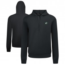 Dallas Stars Levelwear Black Technic Quarter-Zip Pullover Hoodie