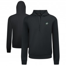 Dallas Stars Levelwear Black Technic Quarter-Zip Pullover Hoodie