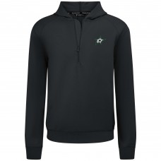 Dallas Stars Levelwear Black Technic Quarter-Zip Pullover Hoodie