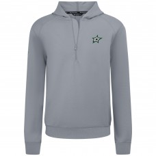 Dallas Stars Levelwear Gray Technic Quarter-Zip Pullover Hoodie
