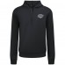 Los Angeles Kings Levelwear Black Technic Quarter-Zip Pullover Hoodie