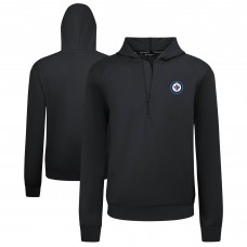 Толстовка Winnipeg Jets Levelwear Black Technic Quarter-Zip
