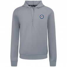 Толстовка Winnipeg Jets Levelwear Gray Technic Quarter-Zip