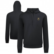 Толстовка Vegas Golden Knights Levelwear Black Technic Quarter-Zip