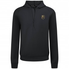 Толстовка Vegas Golden Knights Levelwear Black Technic Quarter-Zip
